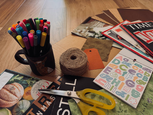 See It, Feel It, Live It — Vision Board Making 🎨